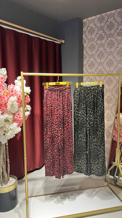 Z&G Elegance Leopar/Saten Palazzo