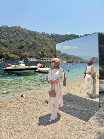 Z&G Soft Breeze - Nakış Detaylı Kimono