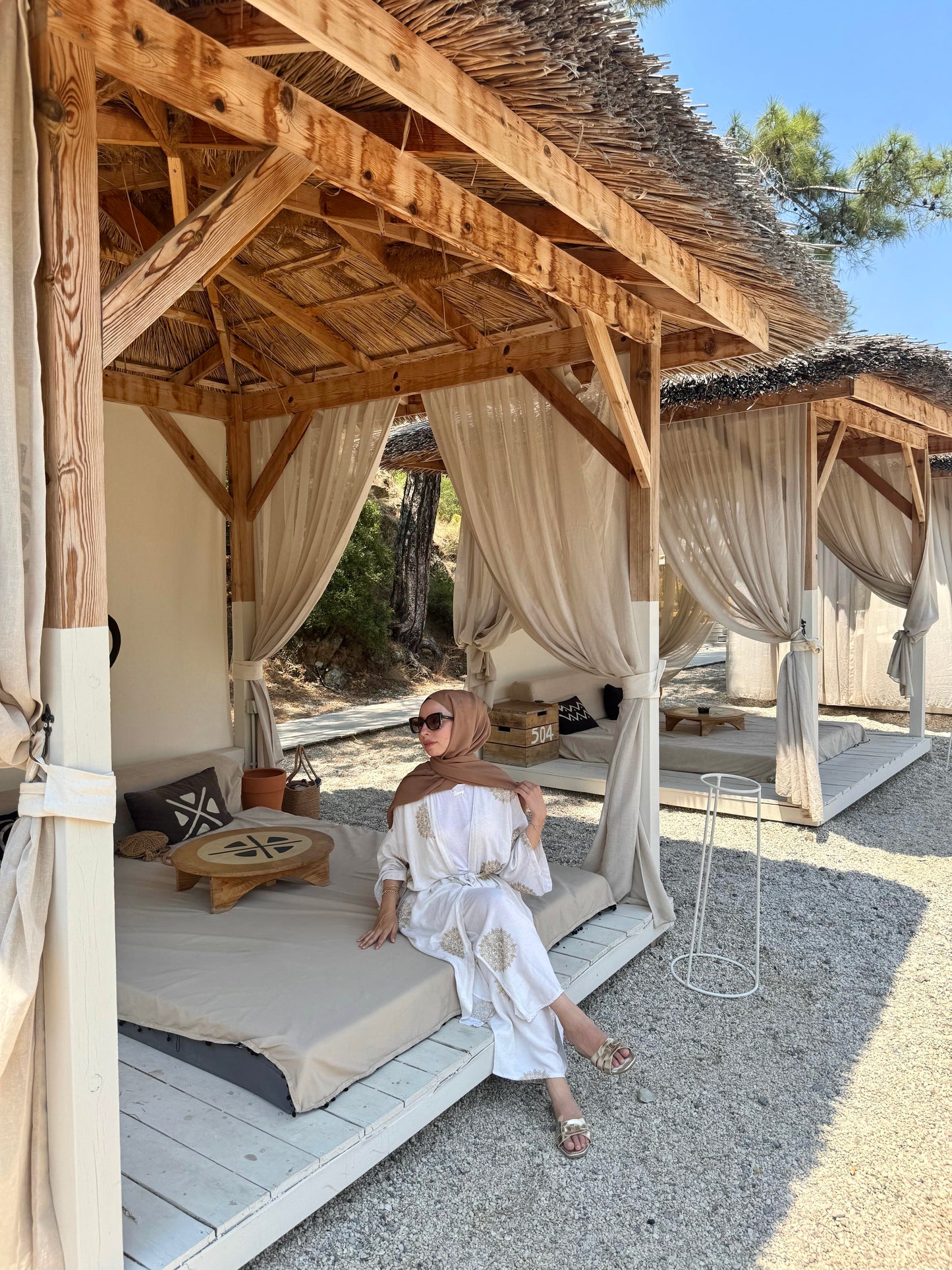 Z&G Soft Breeze - Nakış Detaylı Kimono